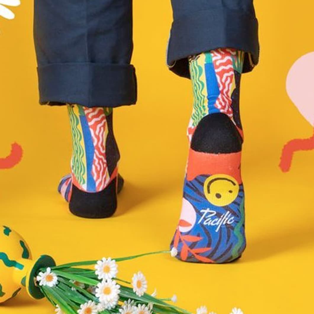 Custom Socks - Crew Length (Pair) - custom logo thumbnail 5