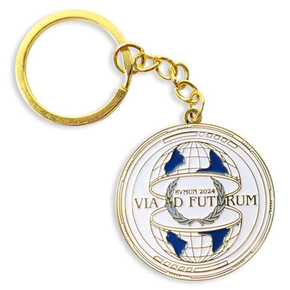 Enamel Custom Keychain - custom logo thumbnail 8