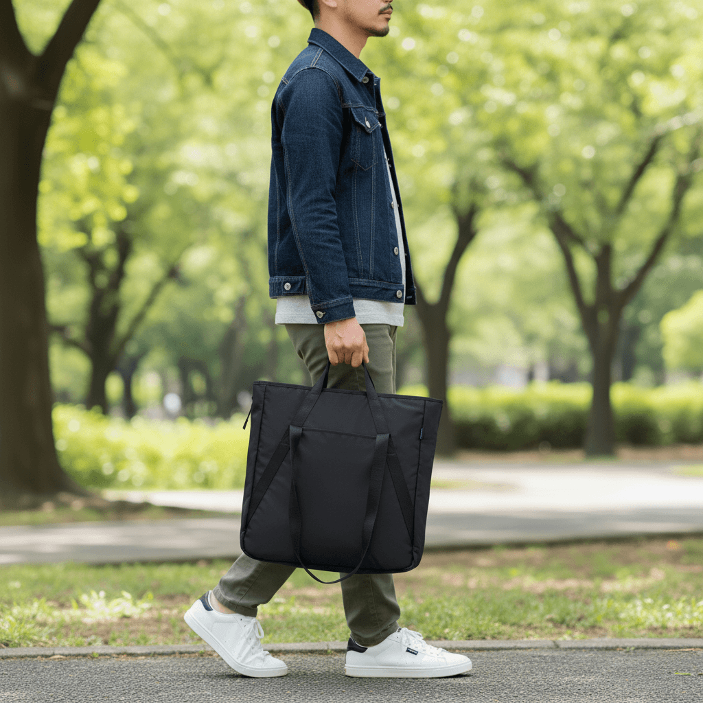 SOLARIS Navro Expandable Tote Bag - custom logo thumbnail 4