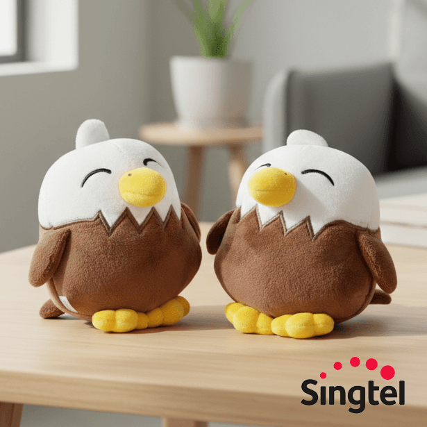 Custom Made Plushie Stuffed Toy - custom logo thumbnail 1