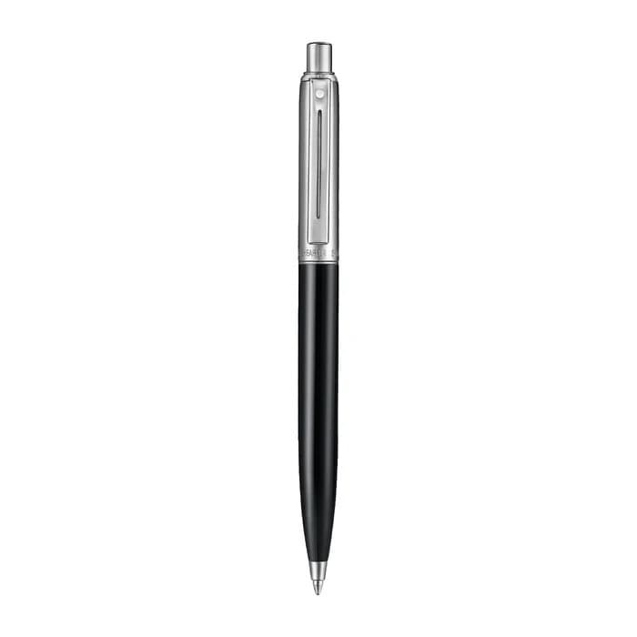 Sentinel Metal - Glossy Black Ballpoint Pen - custom logo thumbnail 4