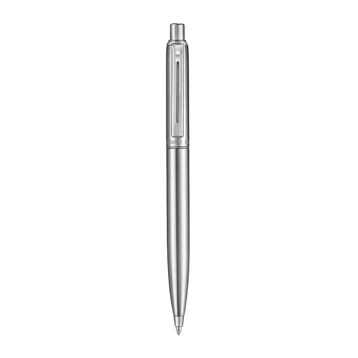 Sentinel Metal - Brushed Chrome Ballpoint Pen - custom logo thumbnail 4