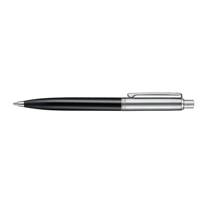 Sentinel Metal - Glossy Black Ballpoint Pen - custom logo thumbnail 3