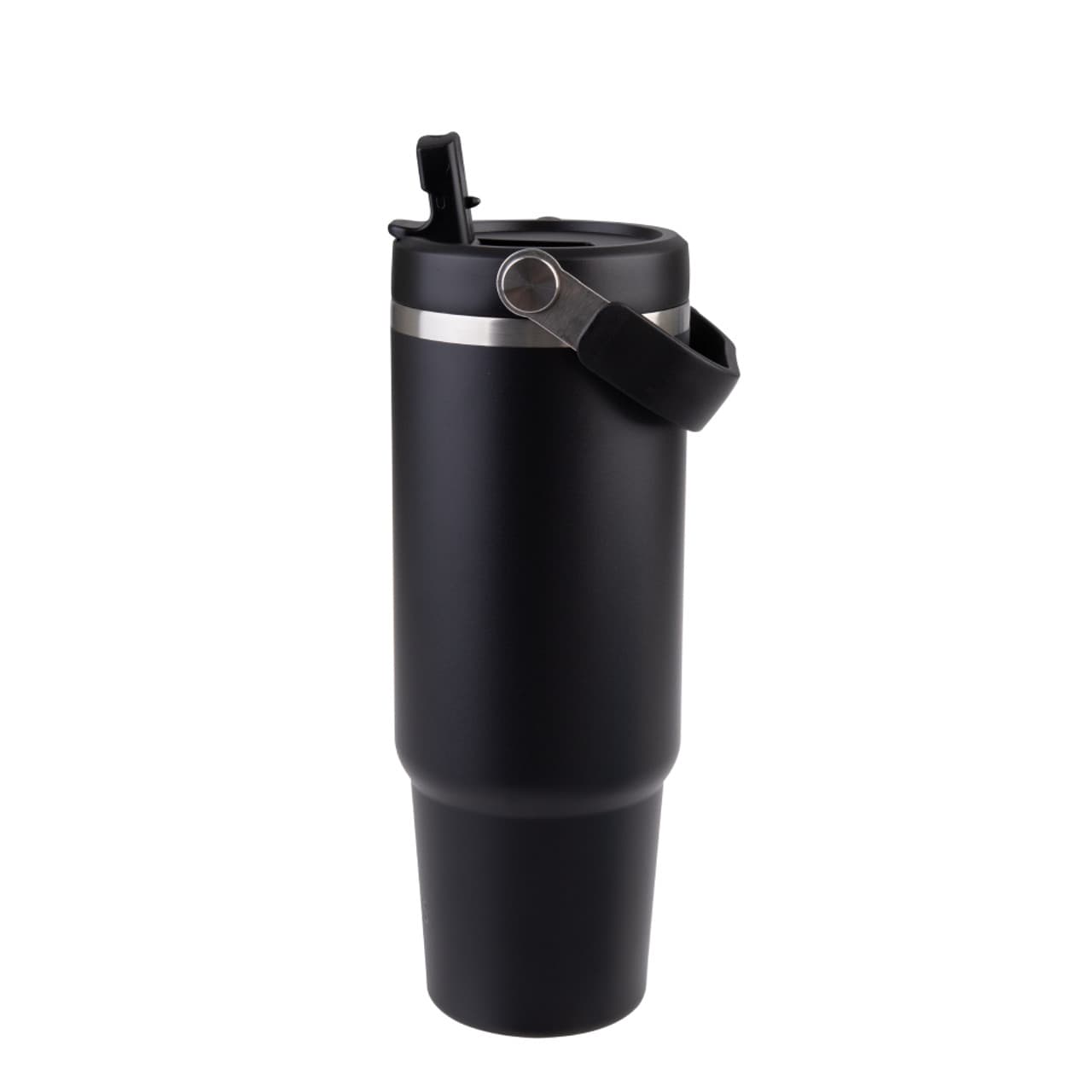 Stainless Steel Insulated Voyager Carry Tumbler with Sipper Straw 900ml - custom logo thumbnail 3