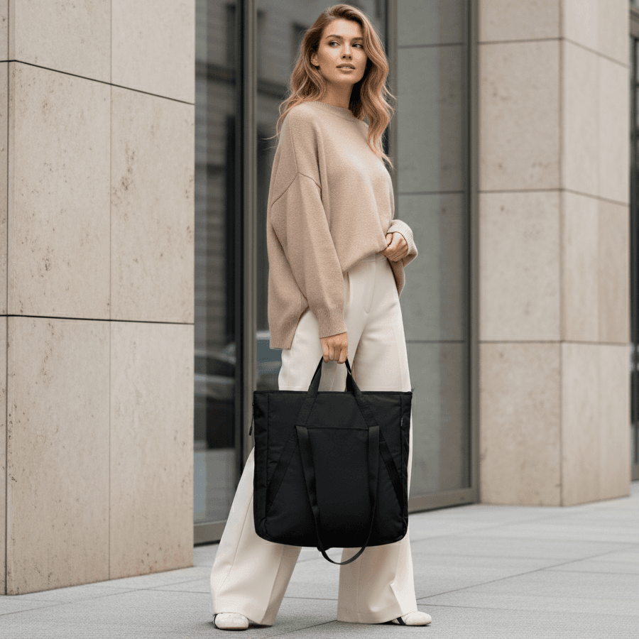 SOLARIS Navro Expandable Tote Bag - custom logo thumbnail 2