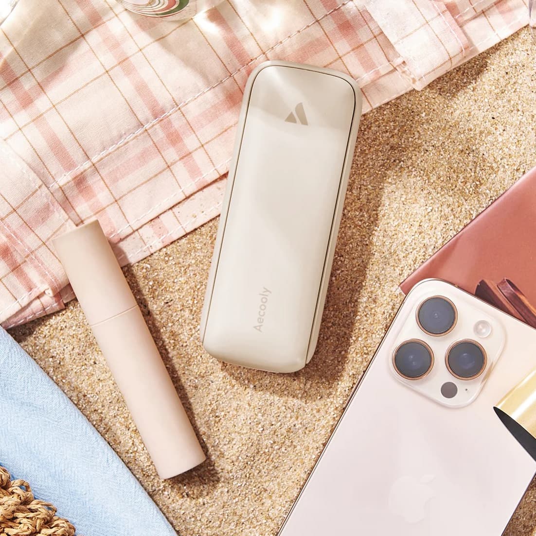 Quạt bỏ túi cầm tay có thể gập lại 2.000mAh - in logo thumbnail 3