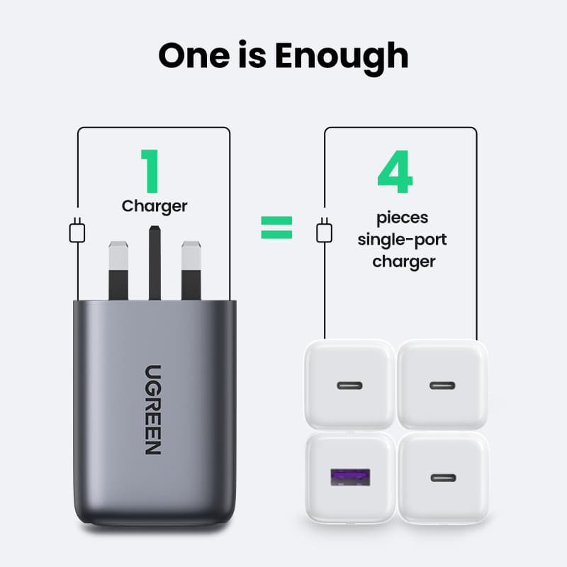 Nexode 100W USB C Wall Charger - custom logo thumbnail 2