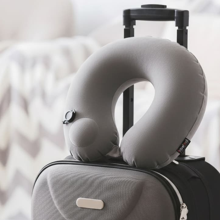 Pocket-Pump 3D Inflatable Neck Pillow - custom logo thumbnail 3