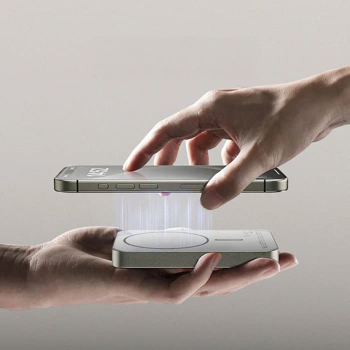 Sạc dự phòng không dây từ tính 10.000mAh 15W - in logo thumbnail 2