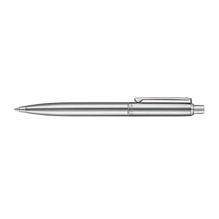 Sentinel Metal - Brushed Chrome Ballpoint Pen - custom logo thumbnail 3