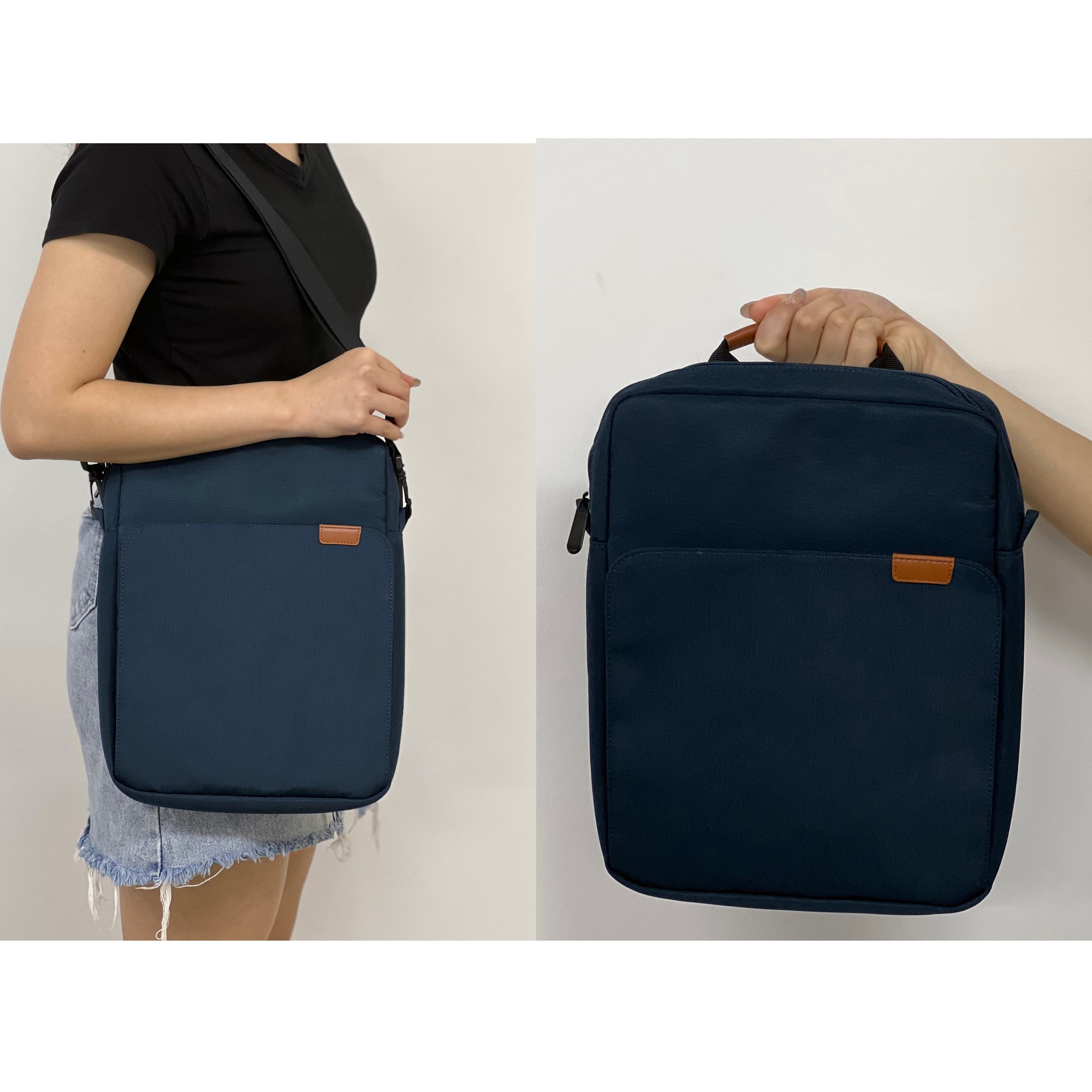 13" Laptop Sleeve & Messenger Bag - custom logo thumbnail 3