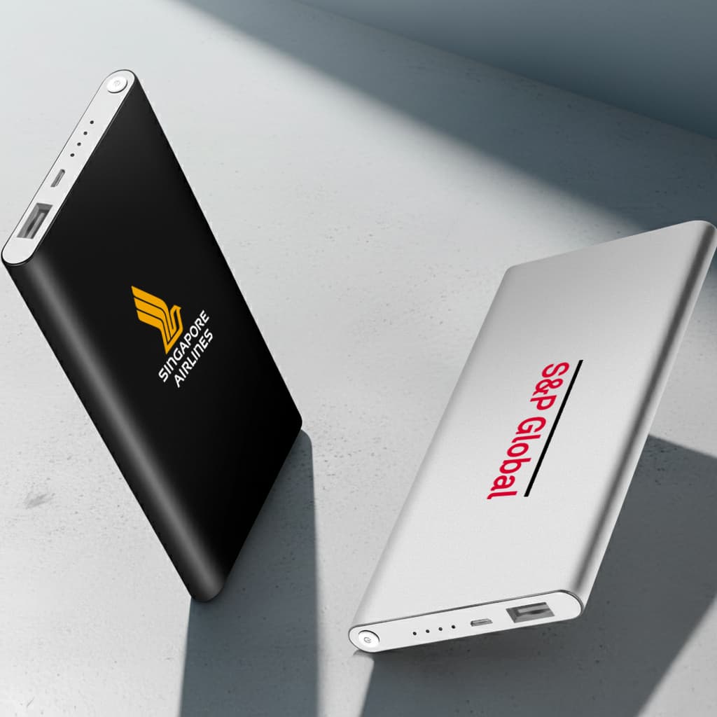 Ultra Slim Portable Powerbank (4000mah) - custom logo - Image 1