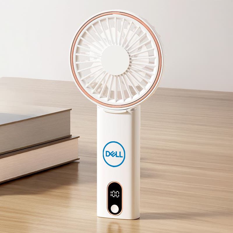 Lightweight Fan with Phone Holder - custom logo - Image 1