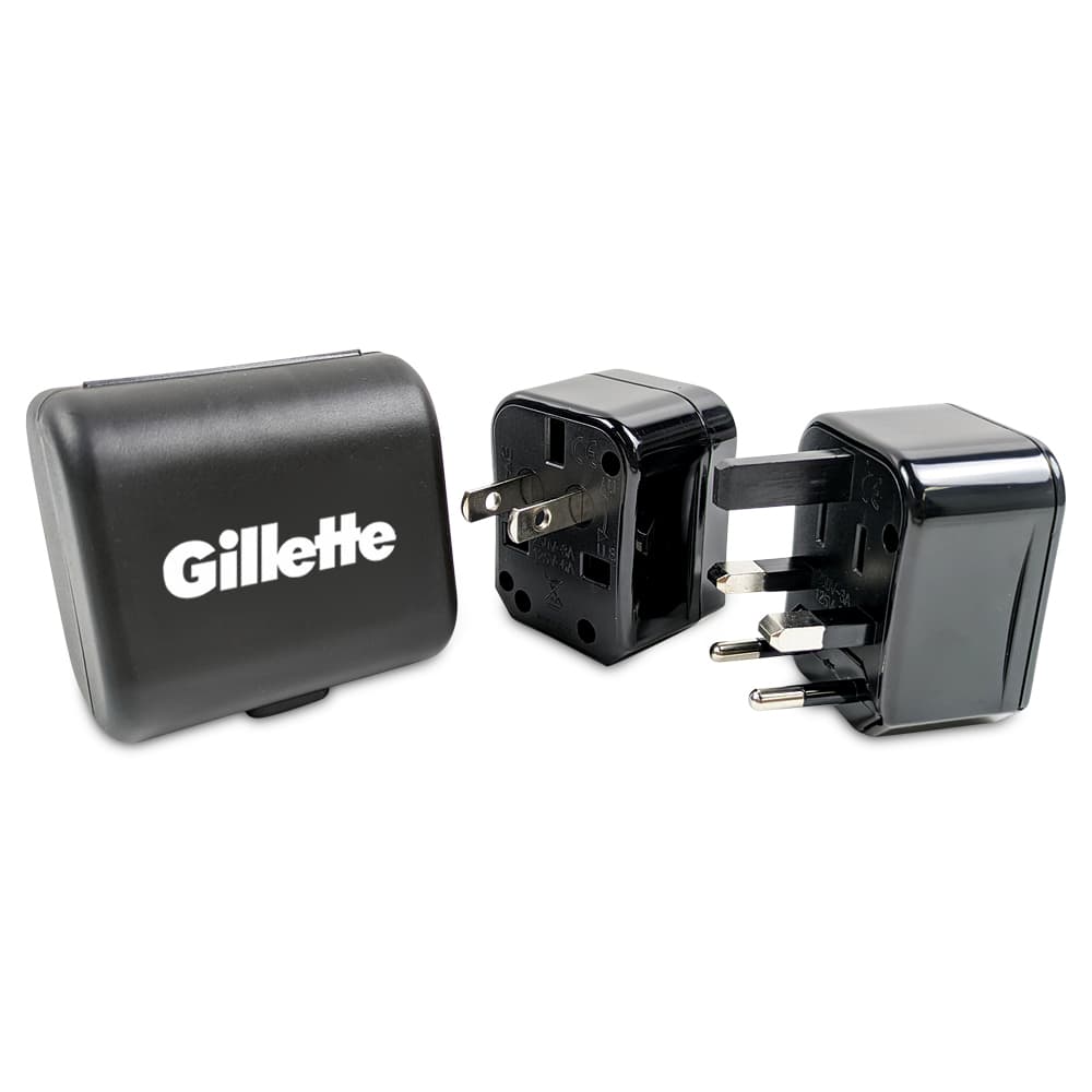 Bộ chuyển đổi nguồn điện du lịch nhỏ gọn. - in logo - Image 1