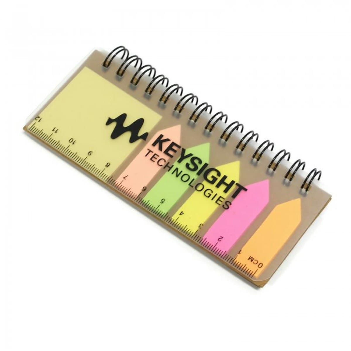 Wire-O Notepad với Post It & Ruler Set - in logo