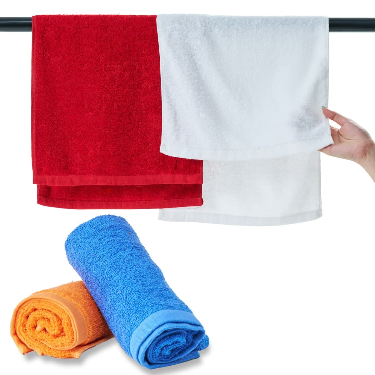 Aquarius Cotton Sports Towel - custom logo
