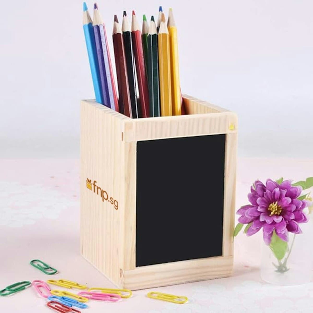 Hộp đựng bút Doddle có bảng đen - in logo