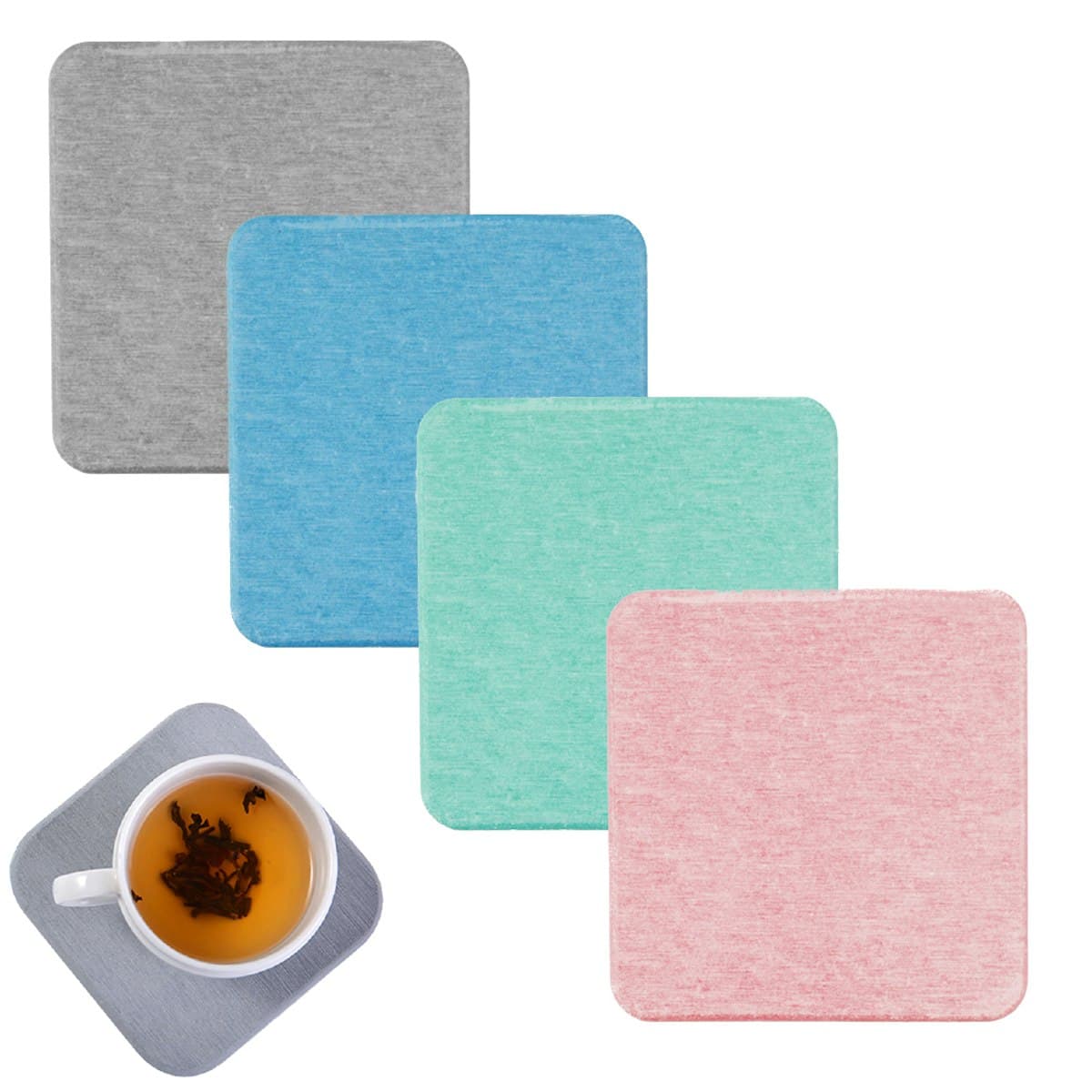 Diatomite Coaster có khả năng hấp thụ cao - in logo
