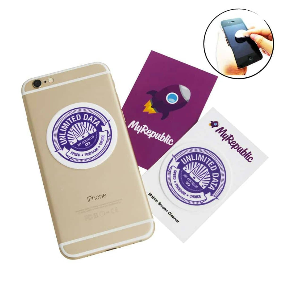 Trình dọn dẹp màn hình di động - in logo