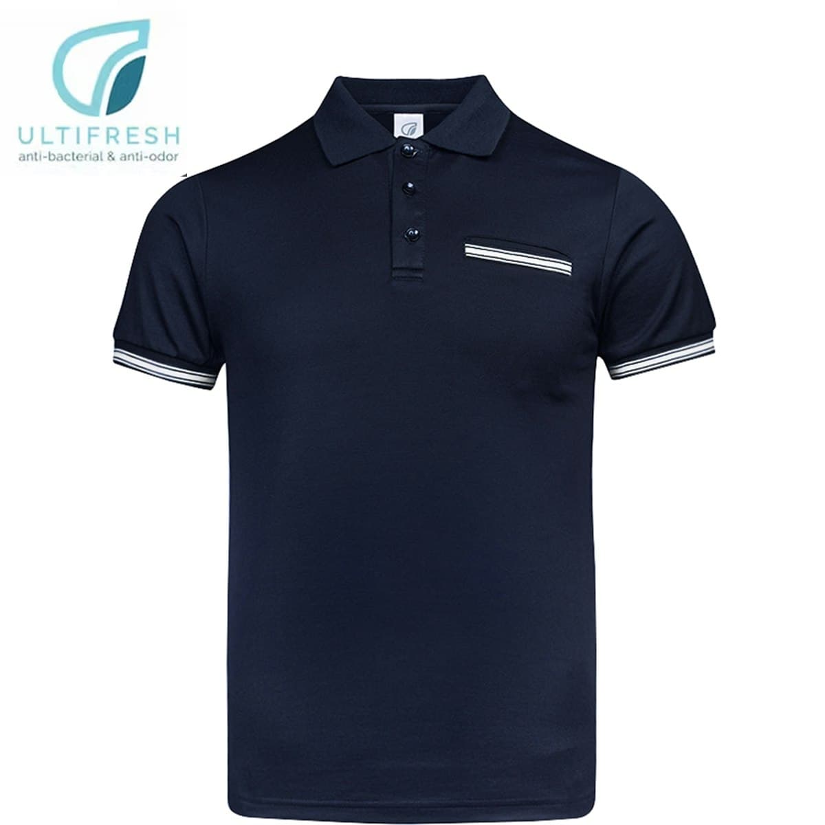 Áo thun polo tối giản lai Ultifresh - in logo