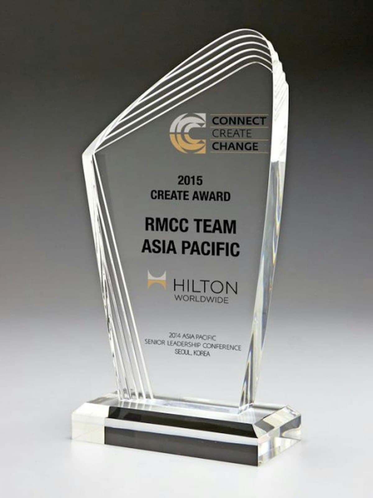 Giải thưởng Crystal Edge Acrylic 200mm (Chiều cao) - in logo