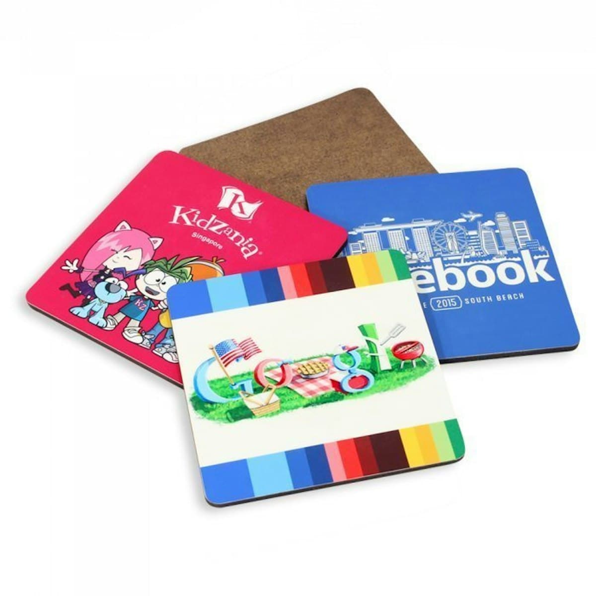 Coaster gỗ nhiều lớp - in logo