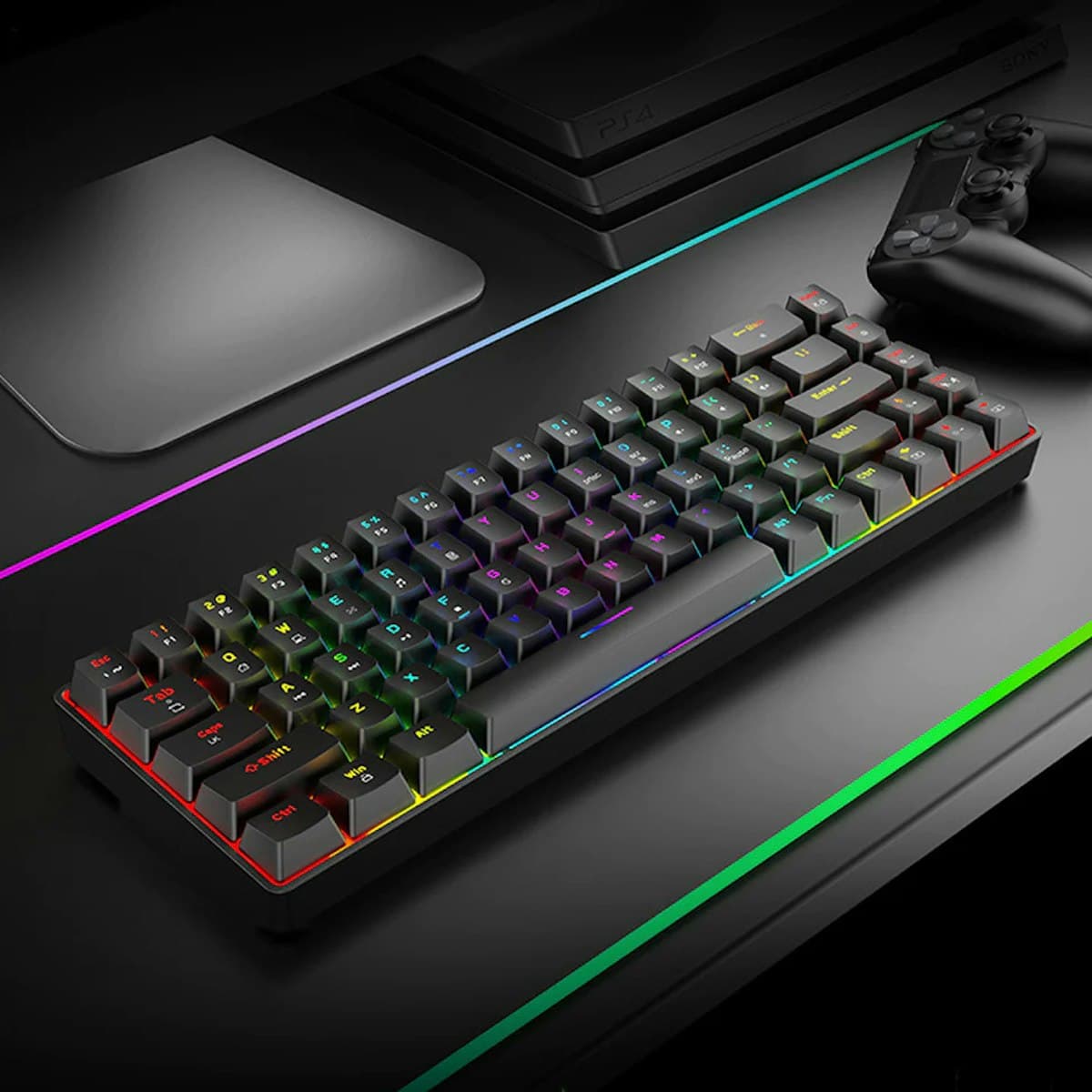 Bàn phím cơ phát sáng RGB tùy chỉnh - in logo