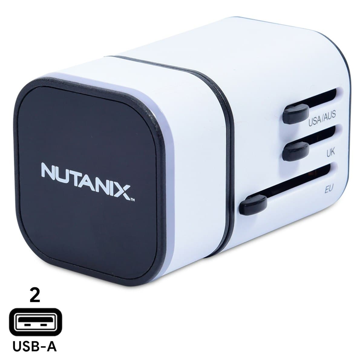 15W LED Travel Adaptor with 2 USB Port - custom logo
