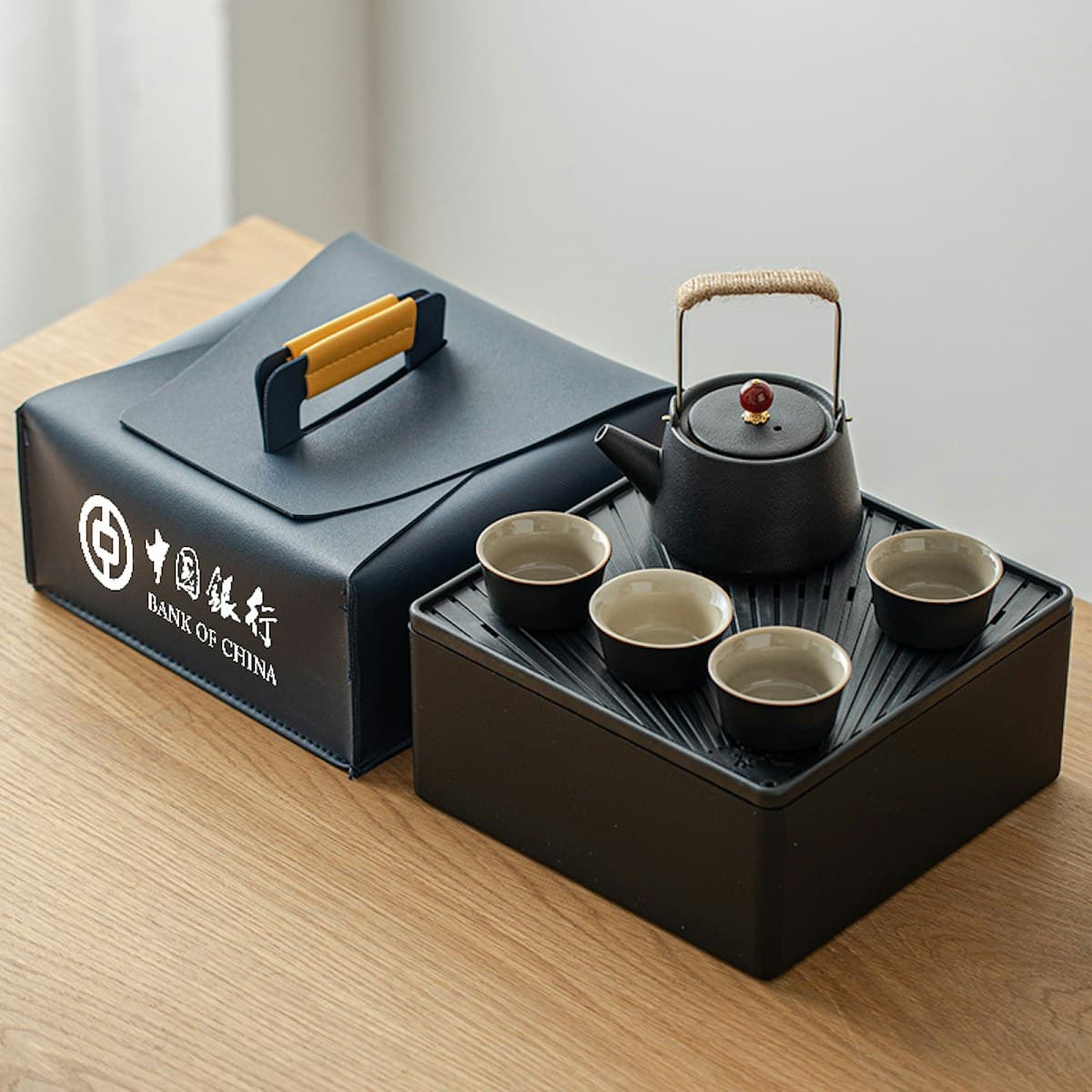 Bộ trà thanh lịch trong hộp quà tặng - in logo