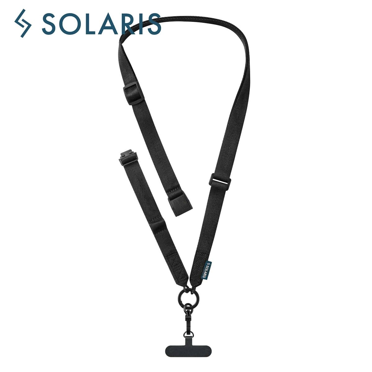 Dây đeo điện thoại có dây buộc tiện ích SOLARIS - in logo