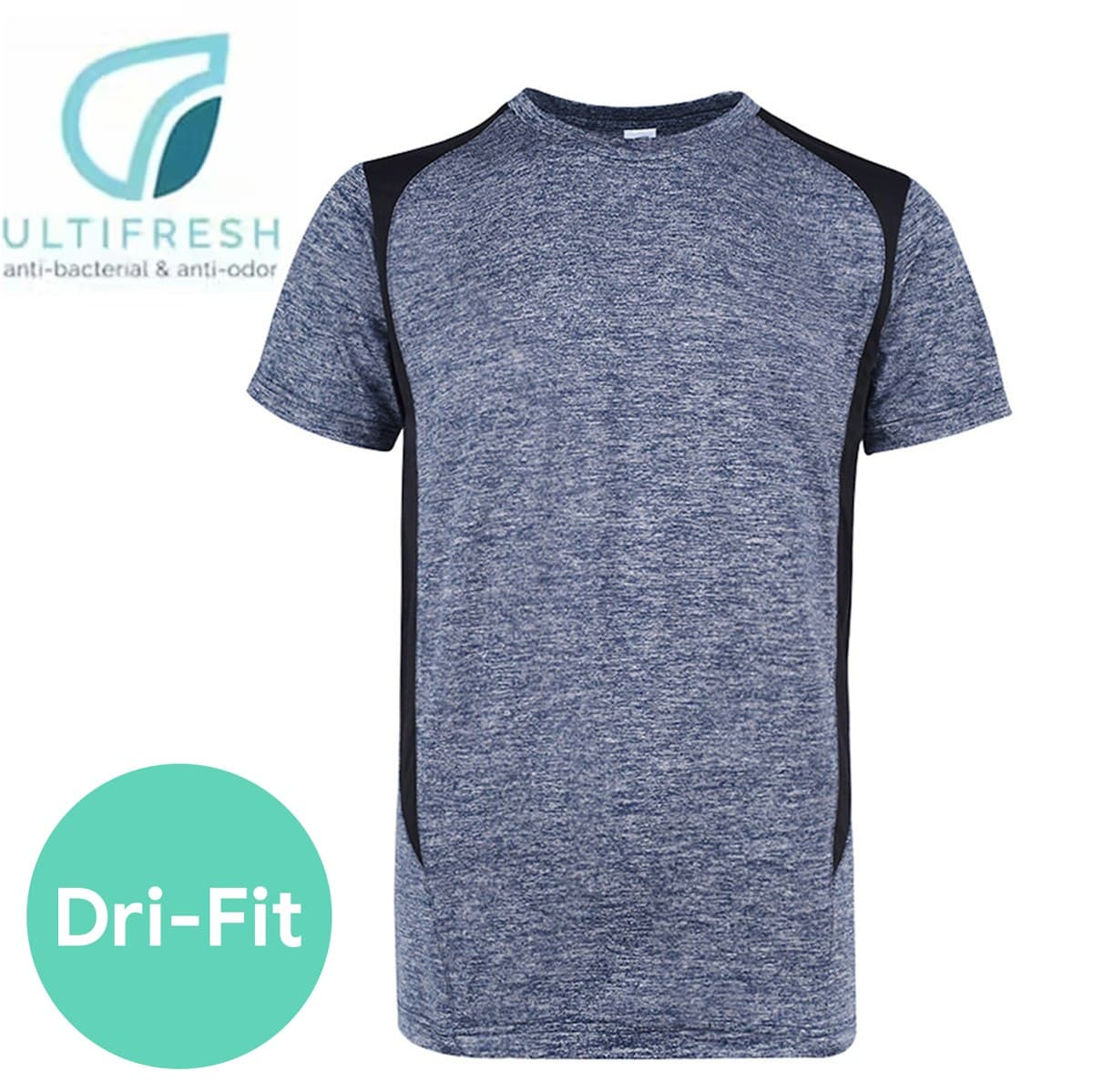 Ultifresh Edge Anti-Odor Heather Dri-Fit T-Shirt - custom logo