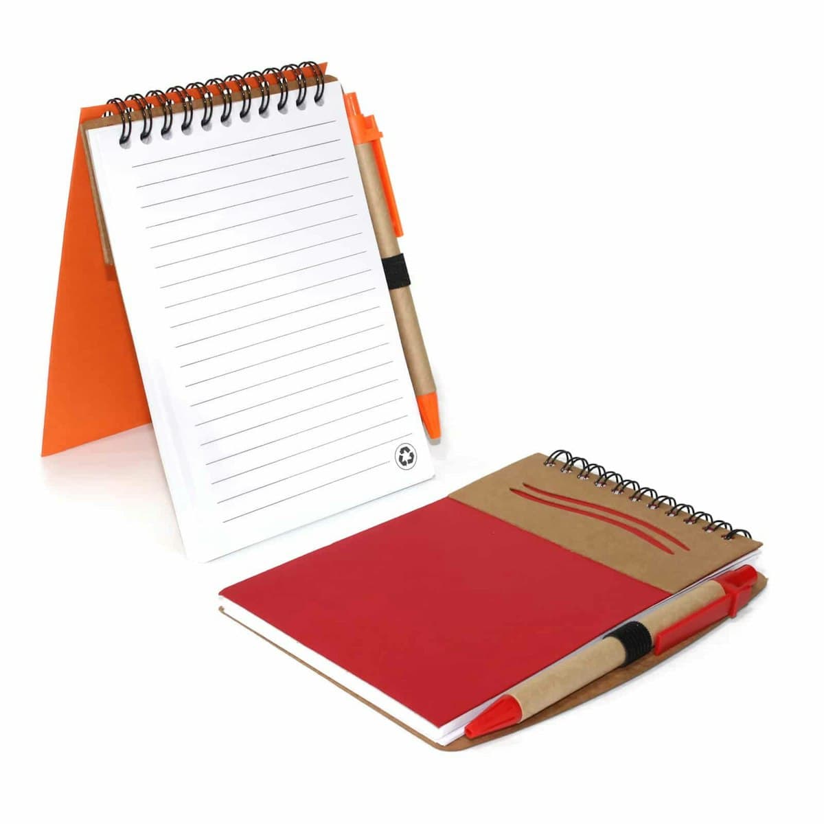 Twister thân thiện với môi trường Notepad có bút - in logo
