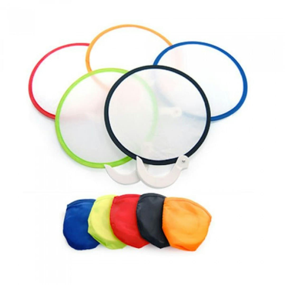 Foldable Fan With Handle - in logo