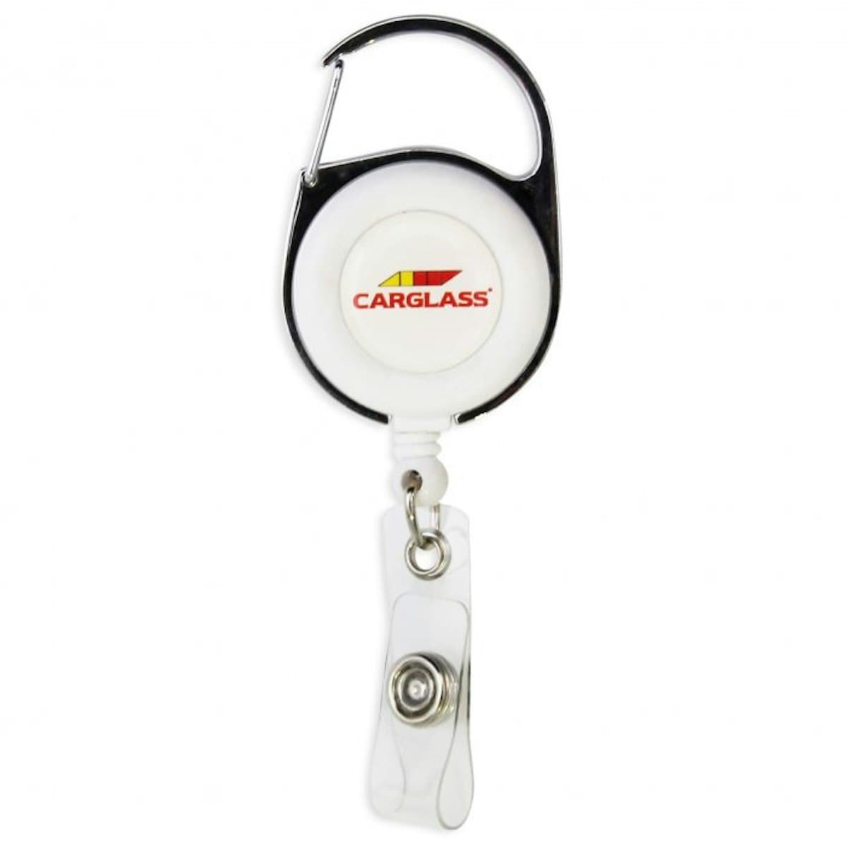 Cuộn huy hiệu có thể thu vào (có kẹp Carabiner) - in logo
