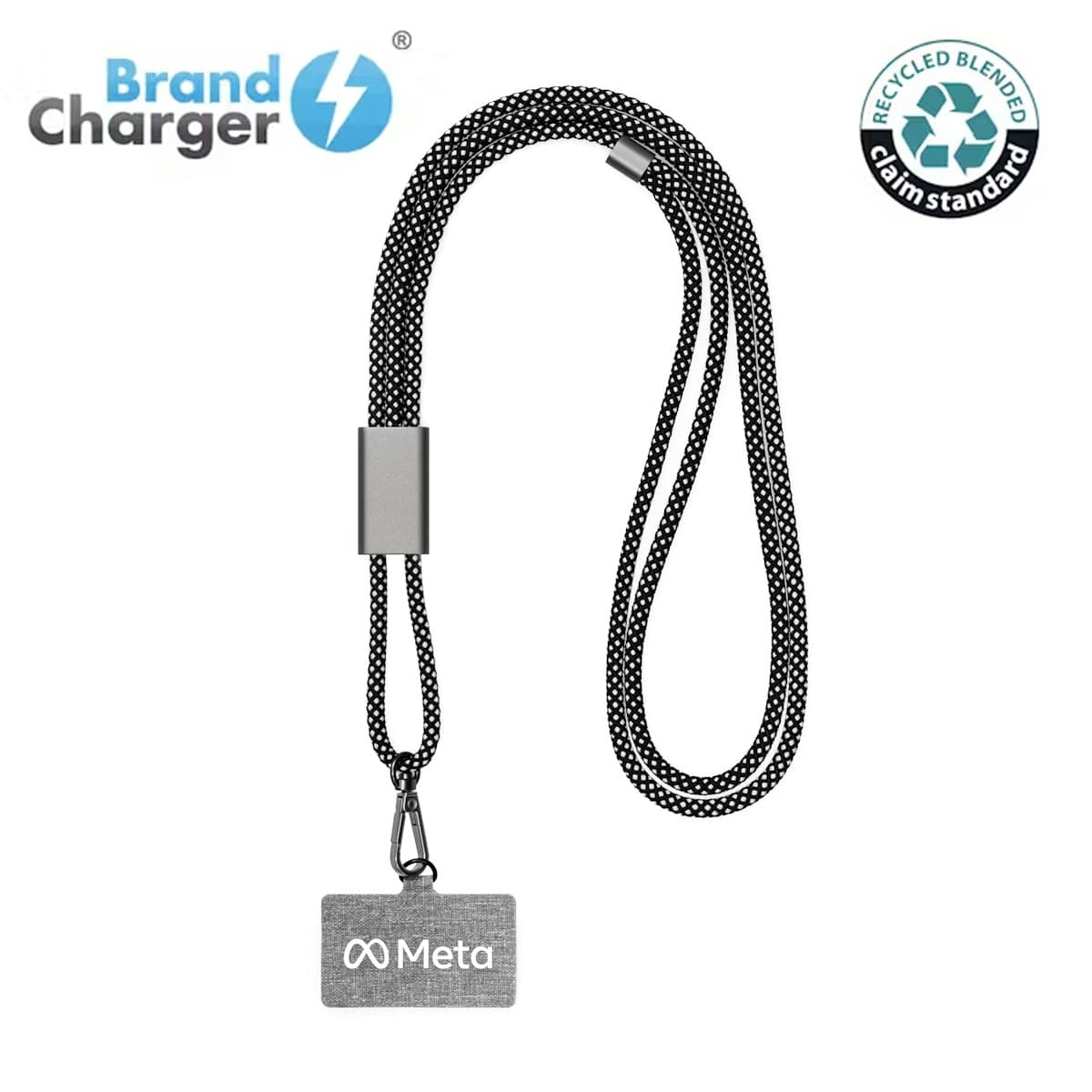 Sạc thương hiệu Lany Eco ( RPET Phone Sling ) - in logo