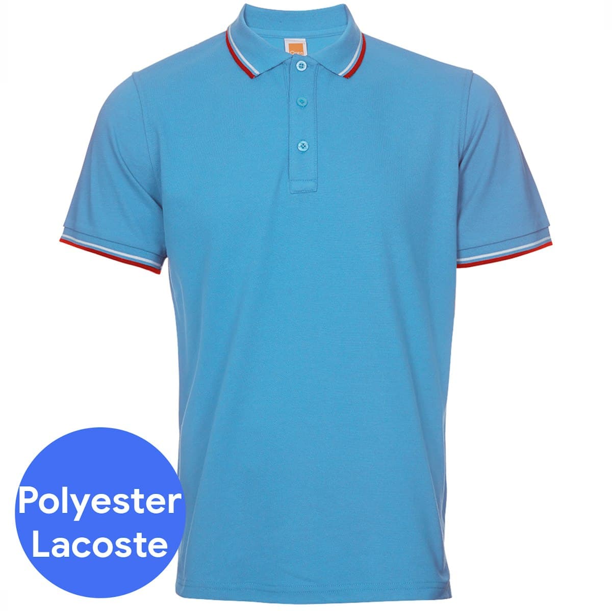 Multi-Tone Collar & Cuff Polo T-Shirt - custom logo