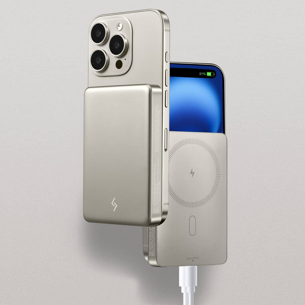 SOLARIS Amppack 10.000mAh: Pin sạc dự phòng không dây, sạc nhanh bằng nam châm. - in logo thumbnail 2