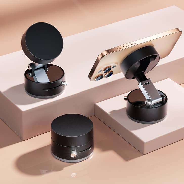 Vortex Suction Magnetic Phone Holder - custom logo thumbnail 2