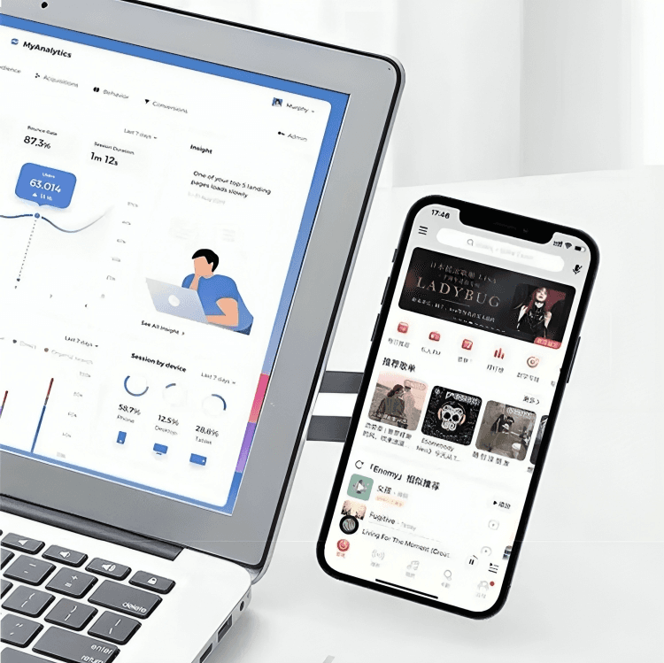 Snap Magnetic Phone Mount (Adhesive Backing) - custom logo thumbnail 2