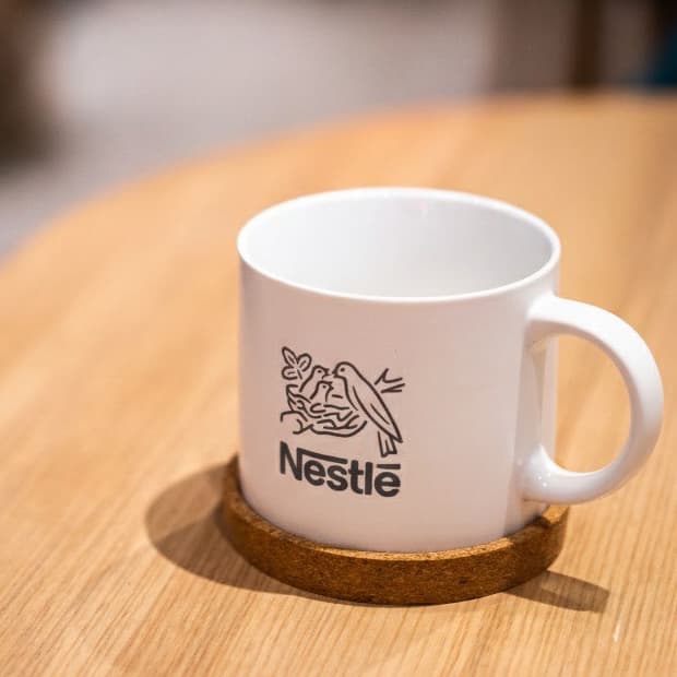 500ml Premium Ceramic Mug with Cork Coaster Set - custom logo thumbnail 2