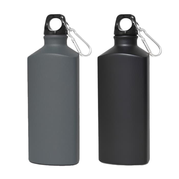 Chai xoắn nhôm 600ml có Carabiner (Không chứa BPA) - in logo thumbnail 2