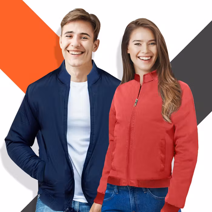 Áo khoác ném bom nổi loạn UNO - in logo thumbnail 2