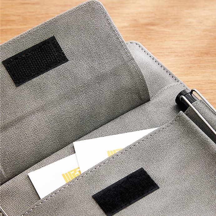 Luslax A5 Notebook With Pockets - custom logo thumbnail 2