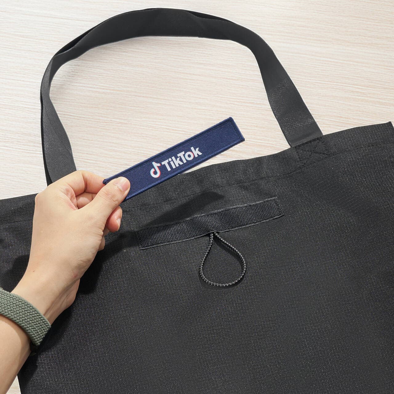 SOLARIS Vista Foldable Tote Bag - custom logo thumbnail 4