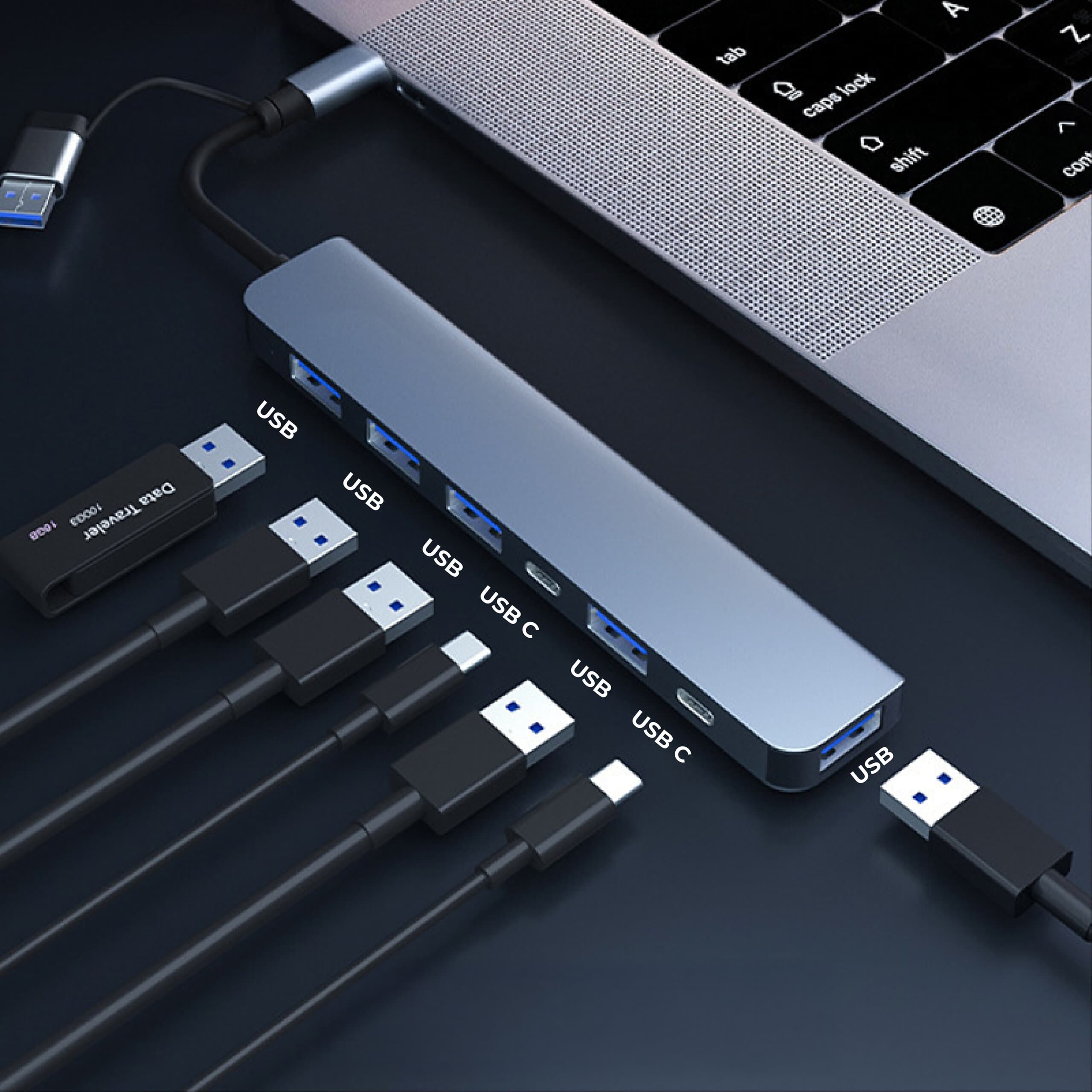 Hub 6 trong 1 có USB C - in logo thumbnail 3