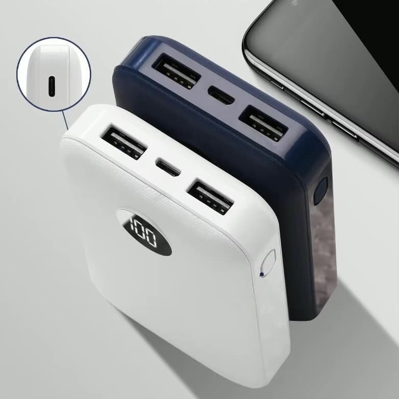 Sạc Dự Phòng Bỏ Túi 10.000mAh – Tích Hợp Màn Hình LED Thông Minh - in logo thumbnail 3