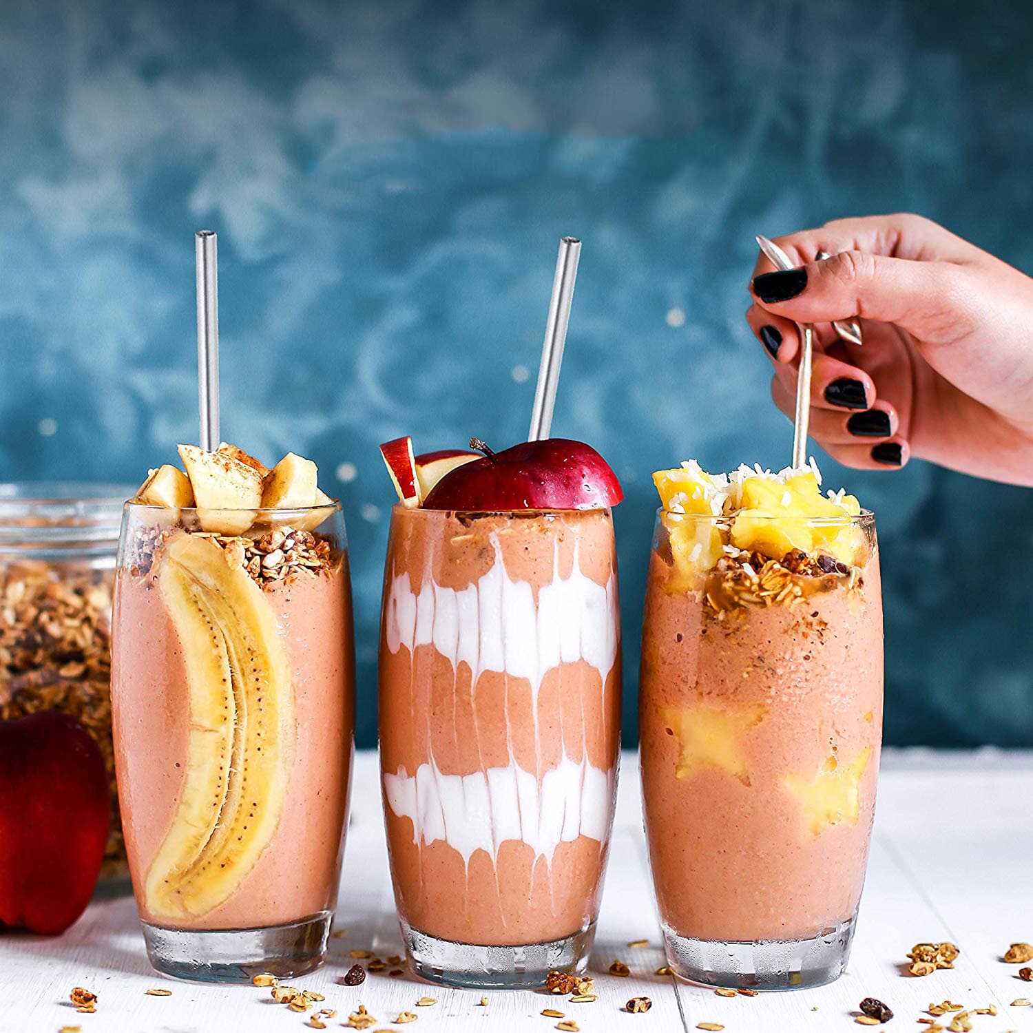 Telescopic Stainless Steel Straw Kit - custom logo thumbnail 3