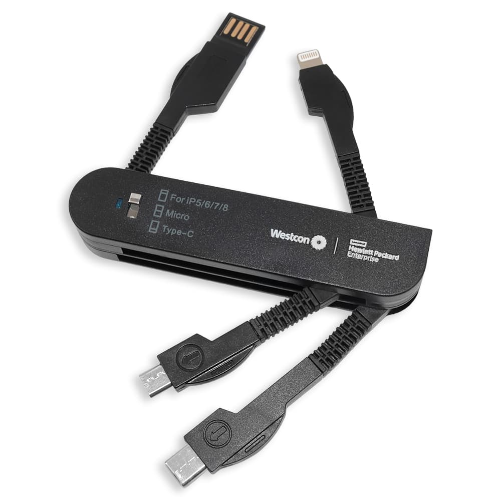 Swivel Cable (with Type-C) - custom logo thumbnail 3