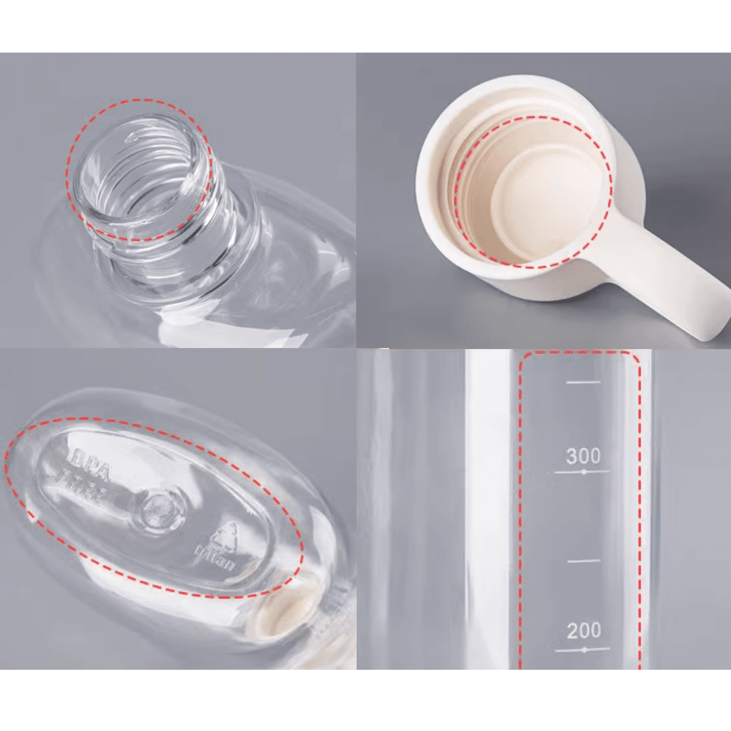 360ml Tritan Flat Water Bottle ( BPA Free ) - custom logo thumbnail 3