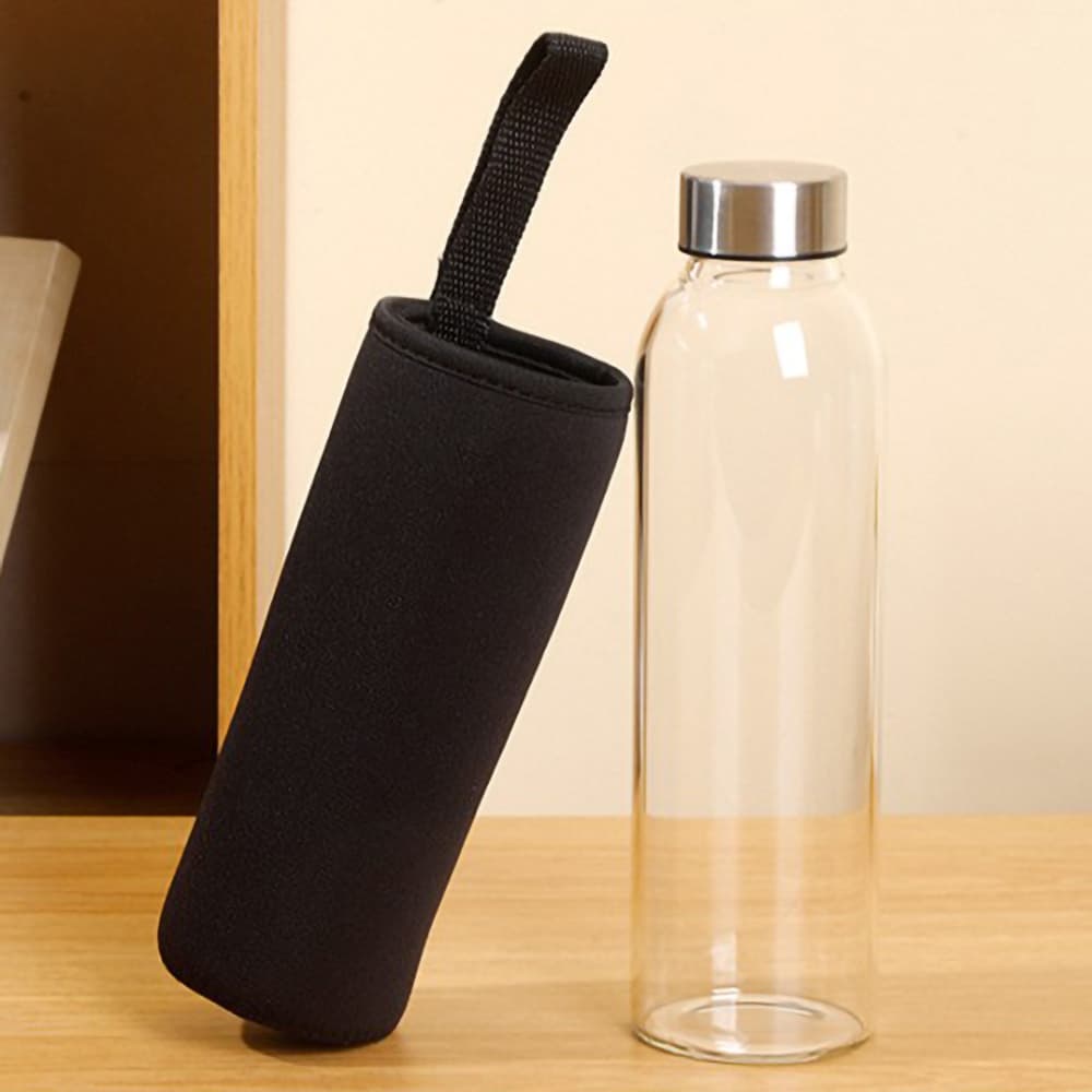 550ml Hario Glass Bottle with Sleeve - custom logo thumbnail 3